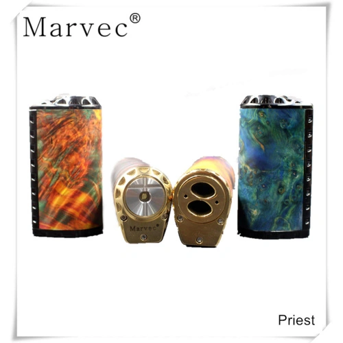 Priest stable wood brass material custom vape mods China Manufacturer